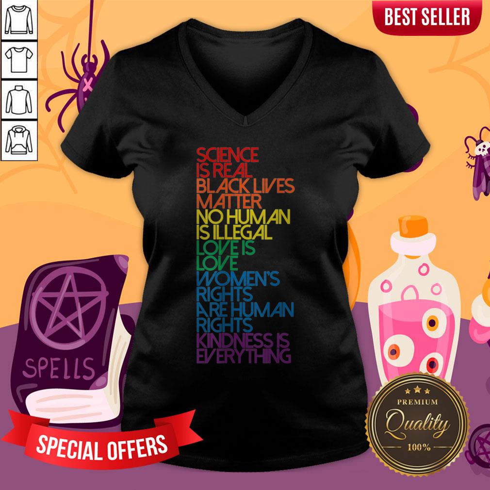 Science Is Real Black Lives Matter LGBT Halloween Shirt