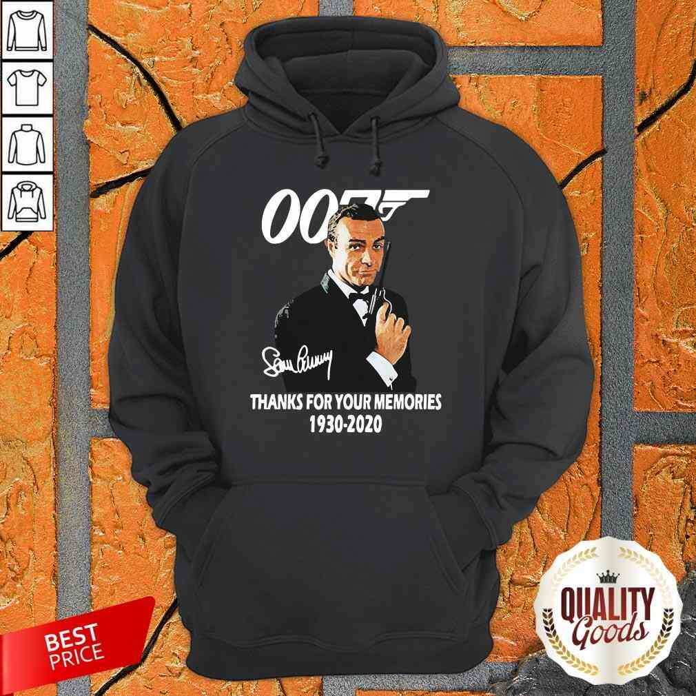 Sean Connery 007 Thanks For The Memories 1930 2020 Signature Shirt