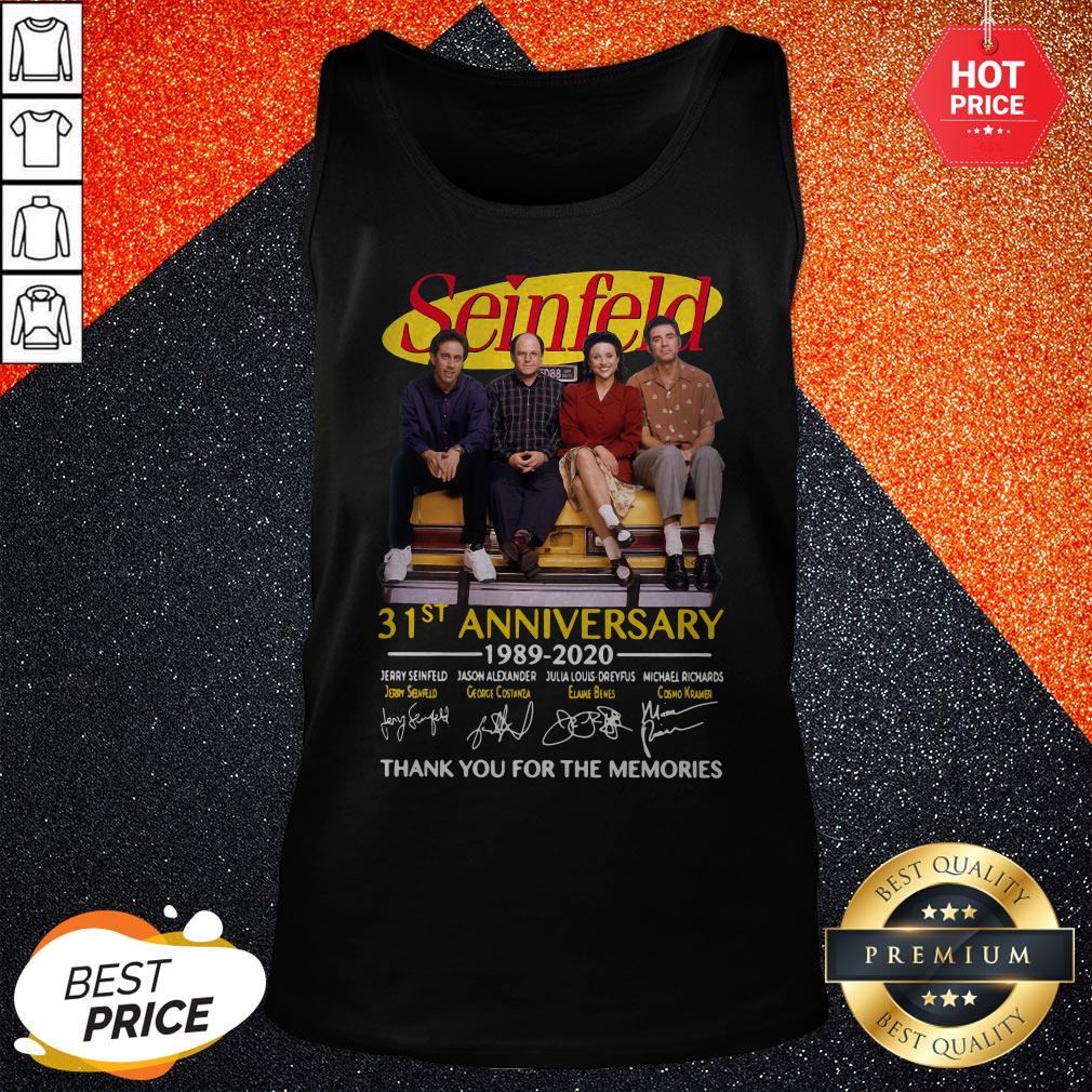 Seinfeld 31st Anniversary 1989 2020 Thank You For The Memories Signatures Shirt