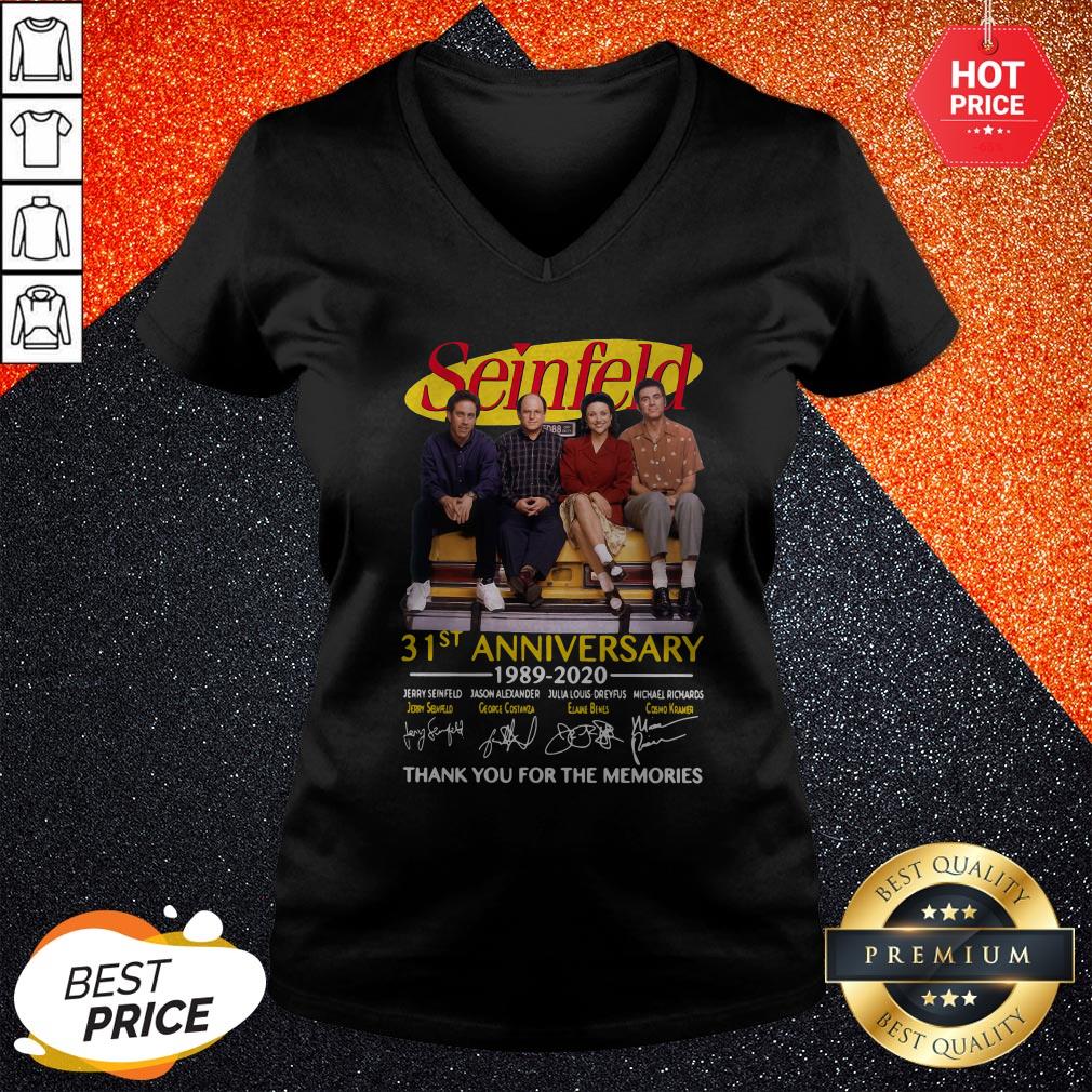 Seinfeld 31st Anniversary 1989 2020 Thank You For The Memories Signatures Shirt