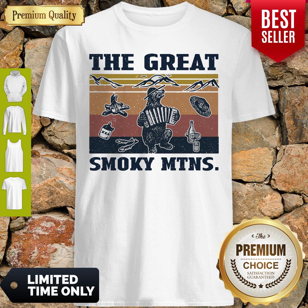 Official Bear The Great Smoky MTNS Vintage Shirt