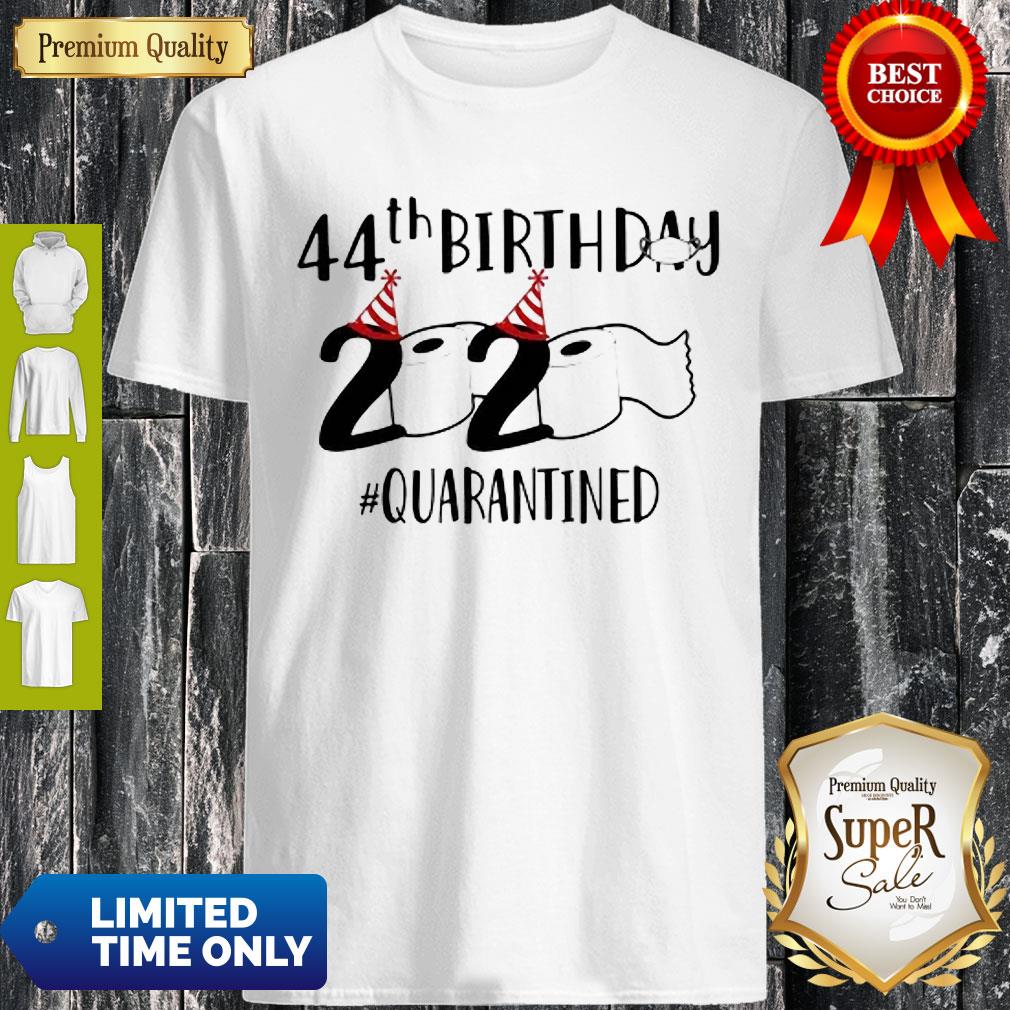 44th Birthday 2020 Quarantined Coronavirus Shirt