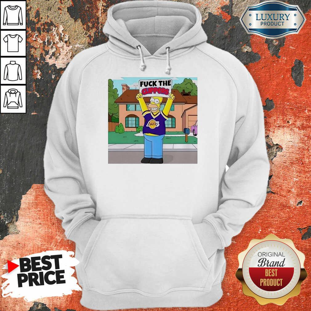 Simpson Los Angeles Lakers Fuck The Clippers Shirt