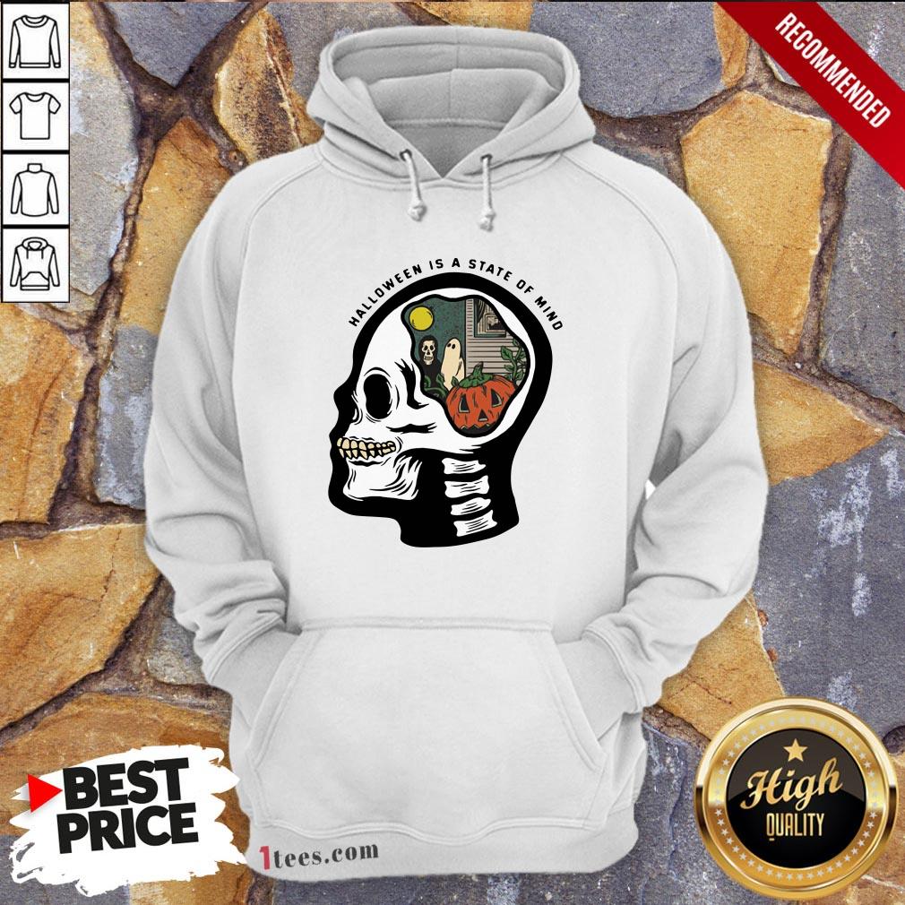 Skull Halloween Is A State Of Mind Shirt