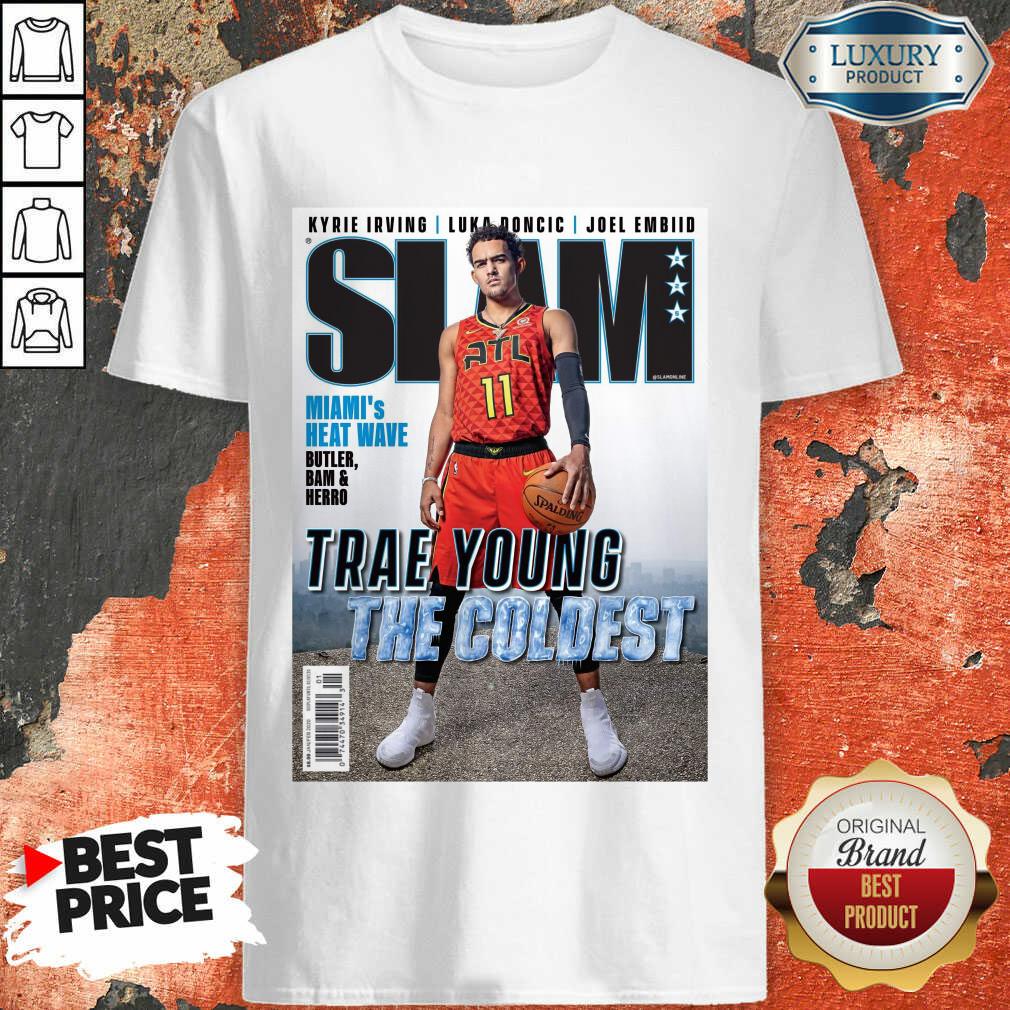 SLAM Trae Young The Coldest Signature Basketball Shirt