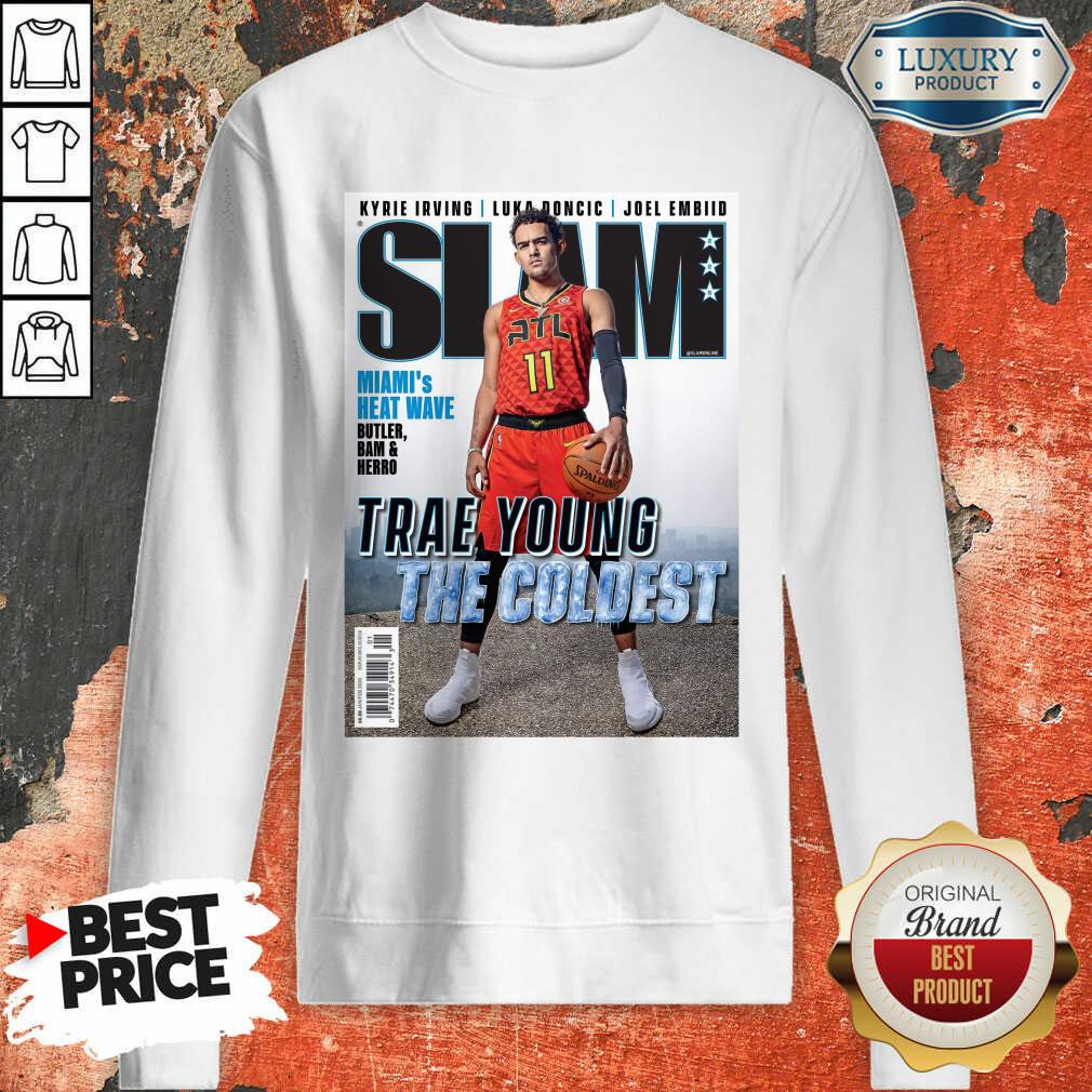 SLAM Trae Young The Coldest Signature Basketball Shirt