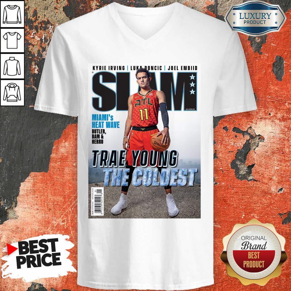 SLAM Trae Young The Coldest Signature Basketball Shirt