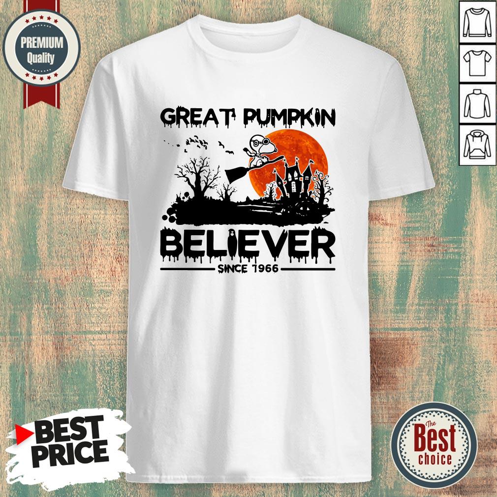 Snoopy Great Pumkin Believer Since 1966 Shirt