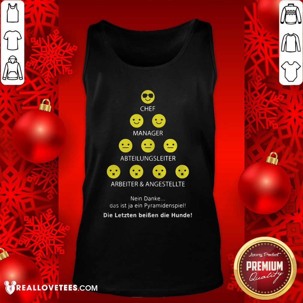 So Chef Manager Abteilungsleiter Arbeiter Und Angestellte Shirt
