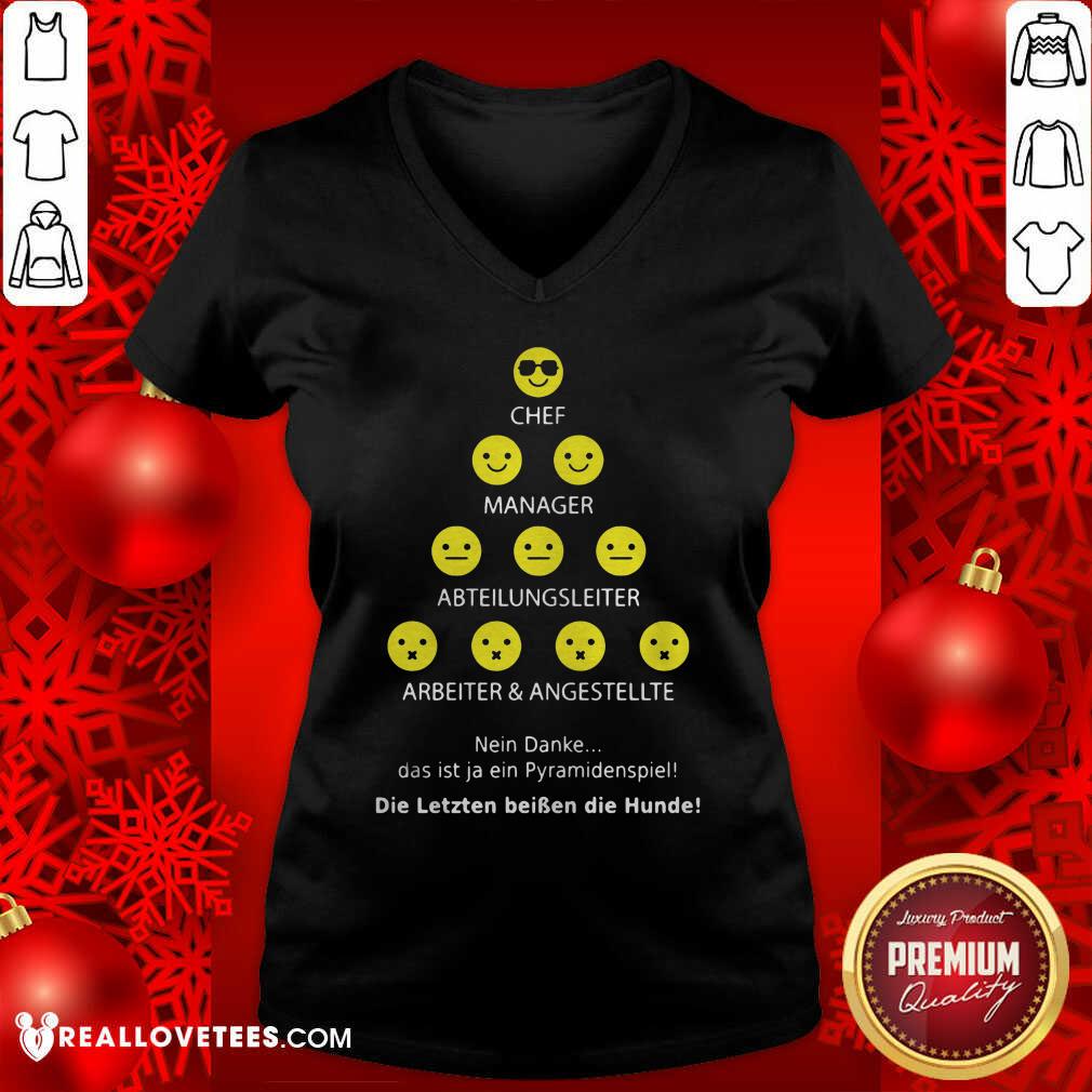 So Chef Manager Abteilungsleiter Arbeiter Und Angestellte Shirt