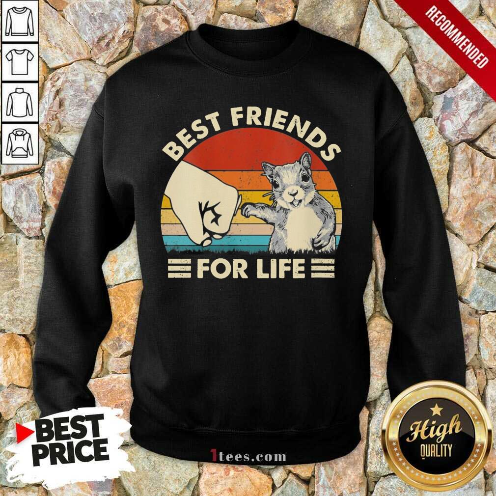 Squirrel Best Friend For Life Vintage Shirt