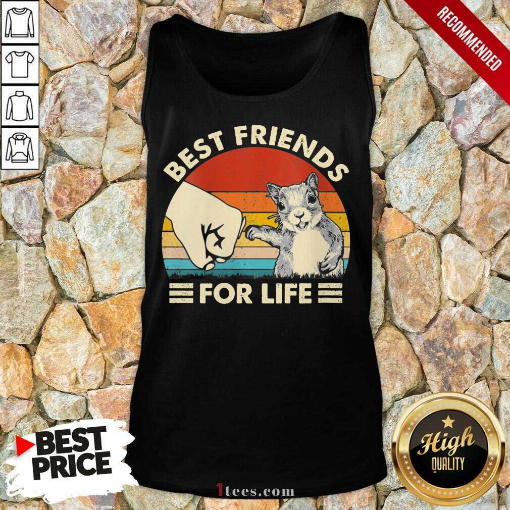 Squirrel Best Friend For Life Vintage Shirt