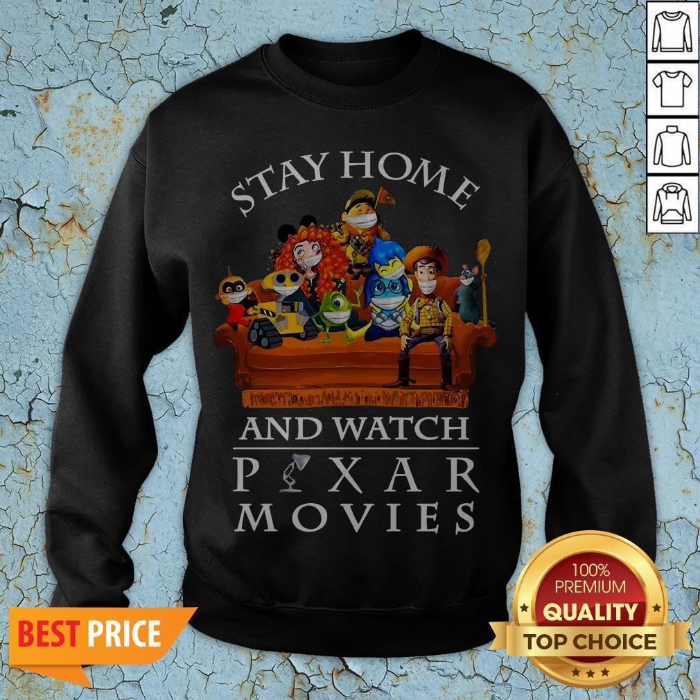 Stay Home And Watch Pixar Movies Shirt
