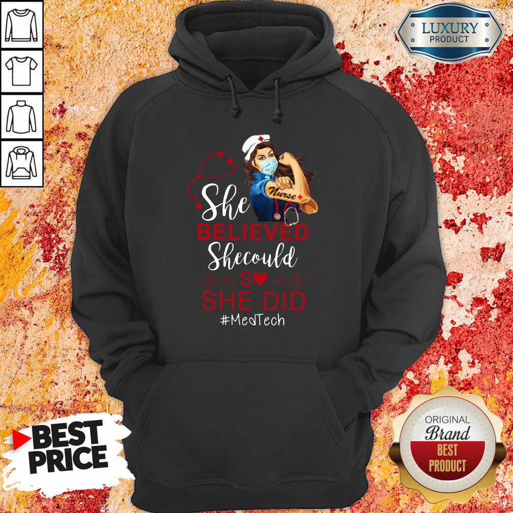 Strong Girl She Believed Ed Tech Shirt