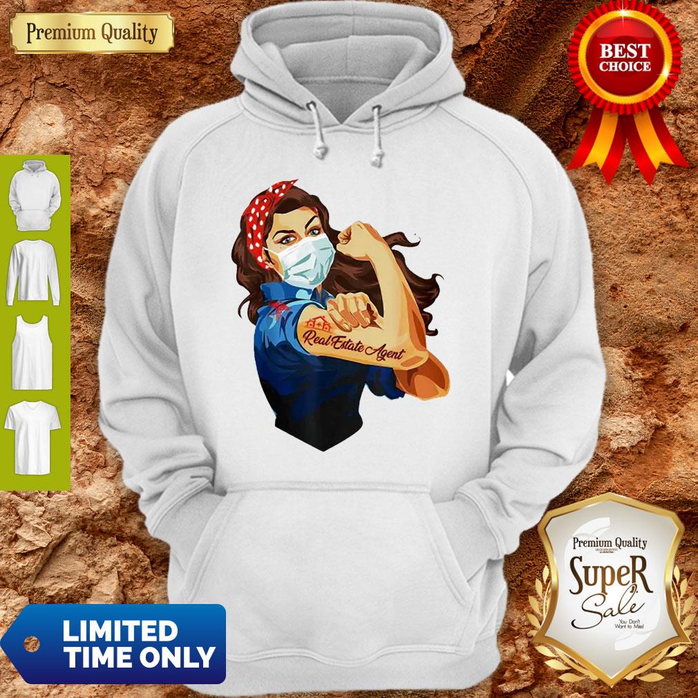 Strong Woman Mask Real Estate Agent Coronavirus Shirt