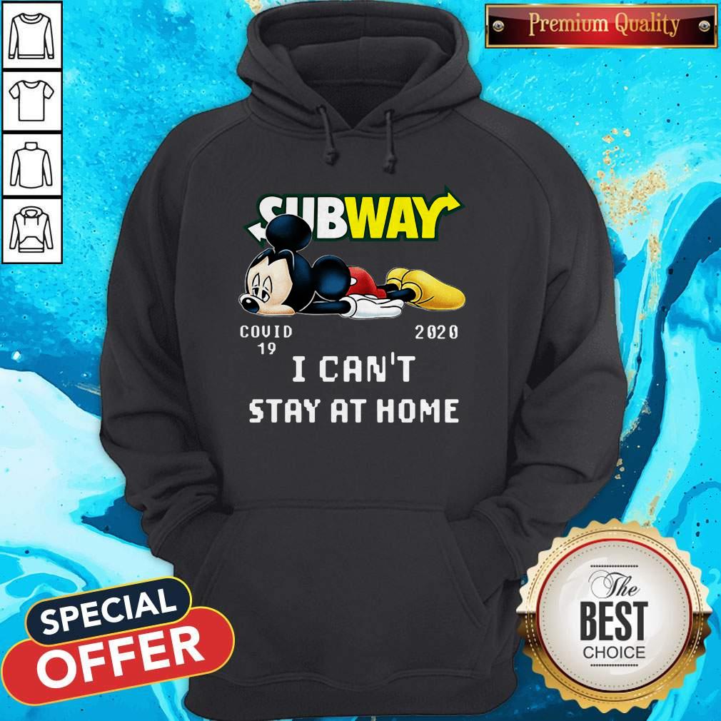 Subway Mickey Mouse Covid 19 2020 I Can't Stay At Home Shirt