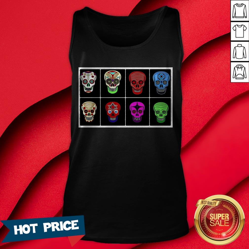 Sugar Skull Day Of The Dead Muertos Shirt
