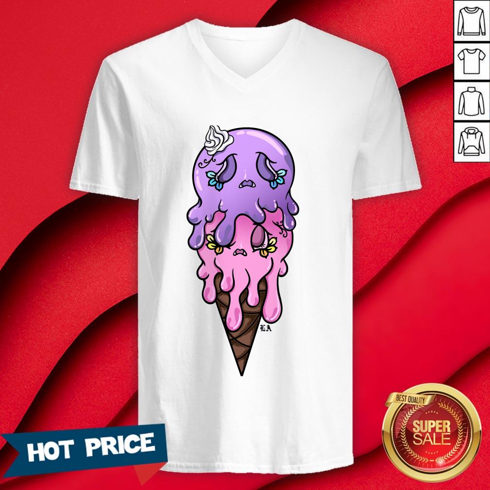 Sugar Skull Ice Cream Double Shirt