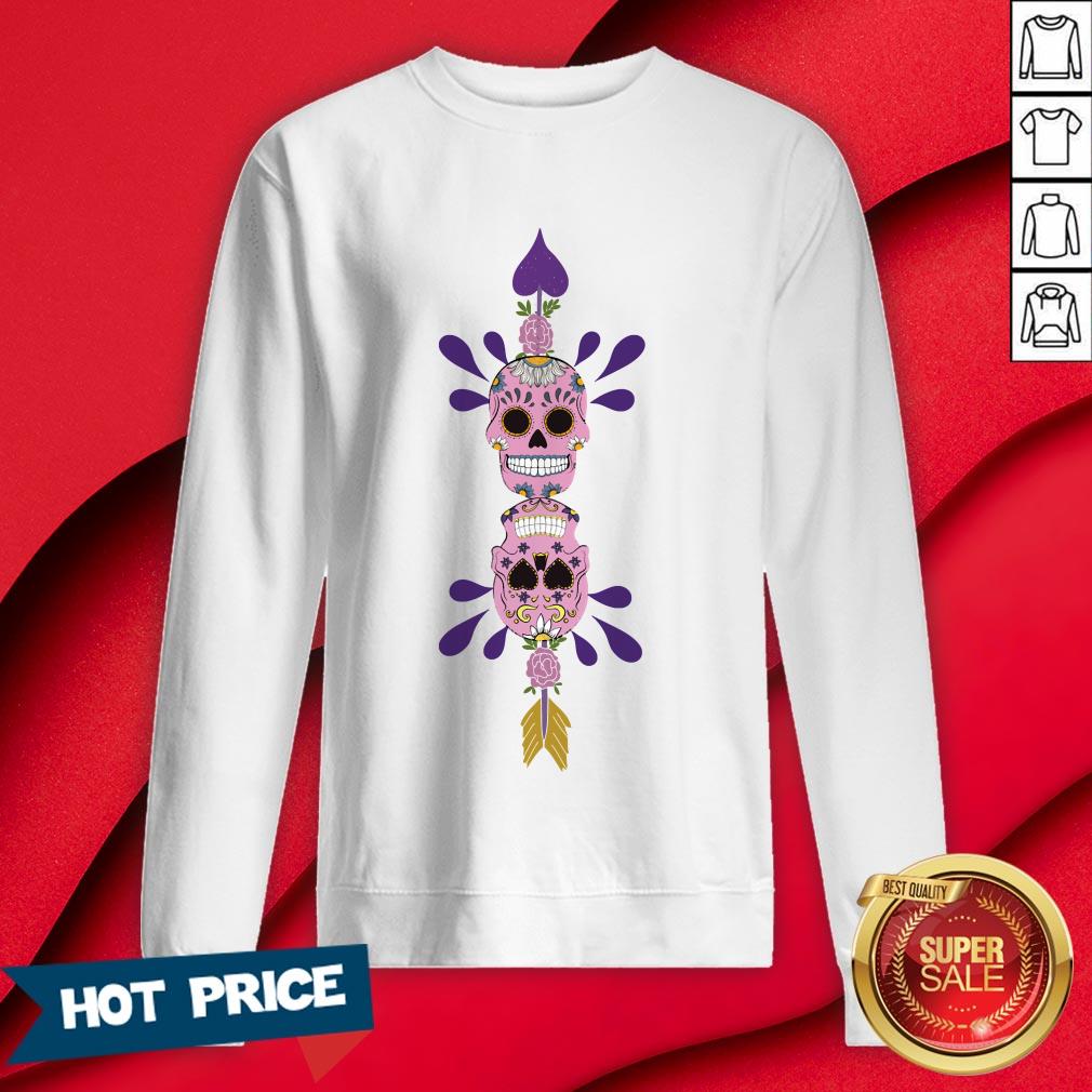 Sugar Skulls In Love Pullover Shirt