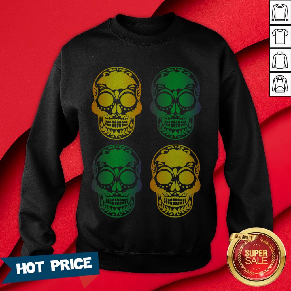 Sugar Skulls Mexico To Celebrate The Holiday Day Of The Dead Shirt