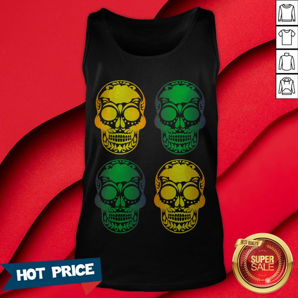 Sugar Skulls Mexico To Celebrate The Holiday Day Of The Dead Shirt