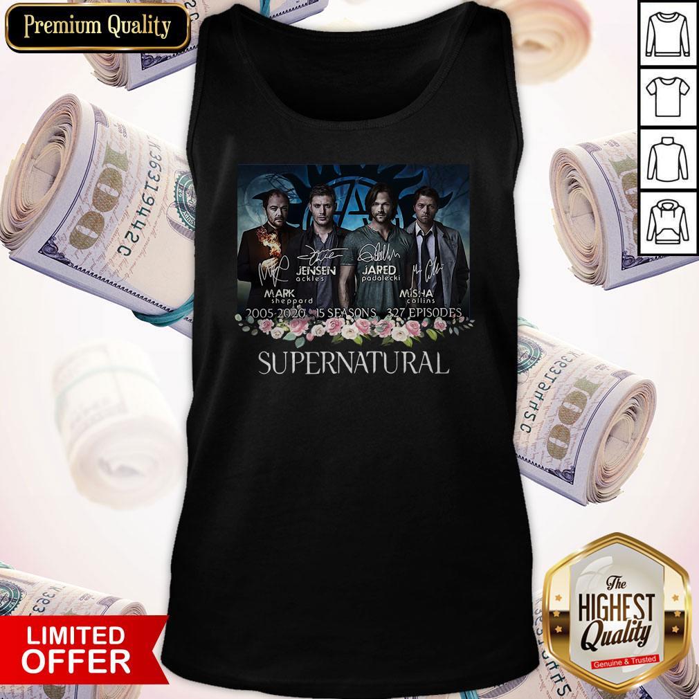 Supernatural 2005 2020 15 Seasons 327 Episodes Eignatures Shirt