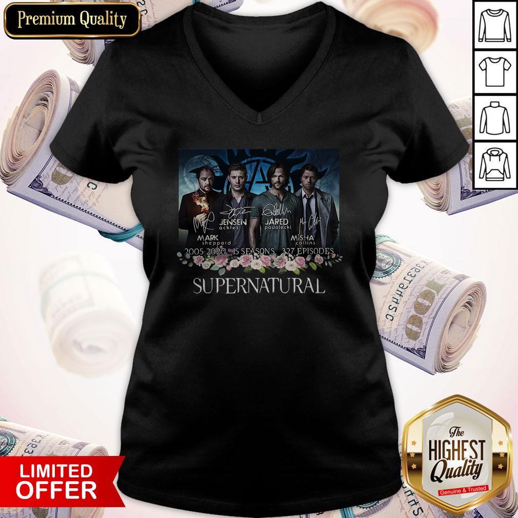 Supernatural 2005 2020 15 Seasons 327 Episodes Eignatures Shirt