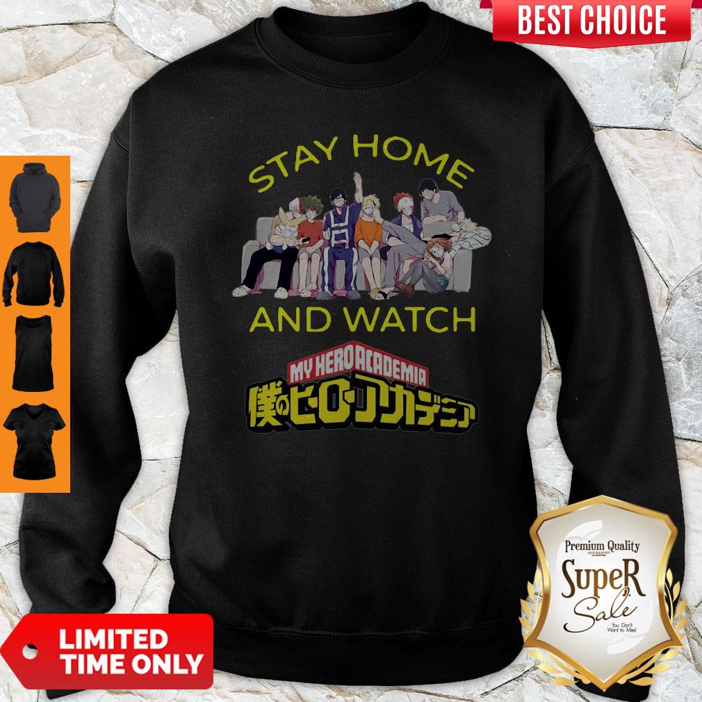 Pretty Stay Home And Watch My Hero Academia The Movie Shirt
