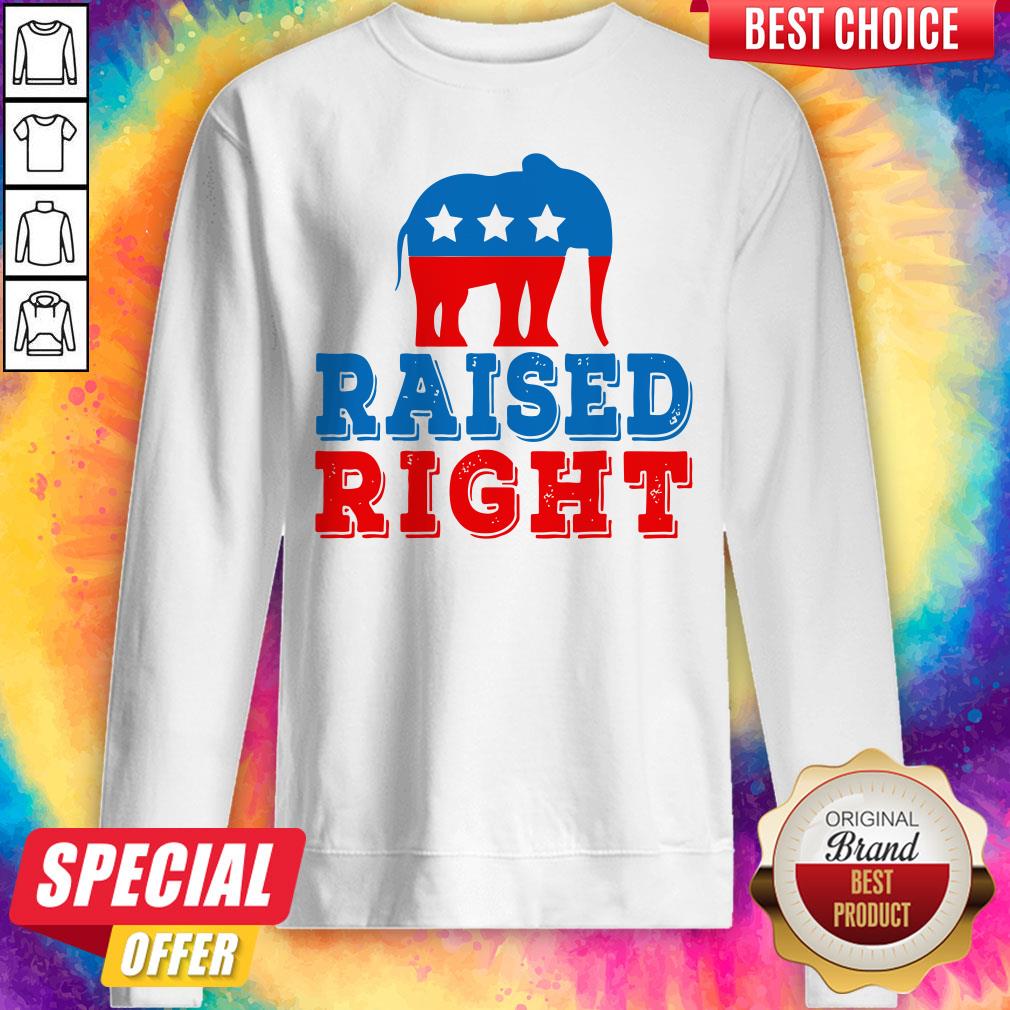 Grateful Elephant Raised Right Shirt