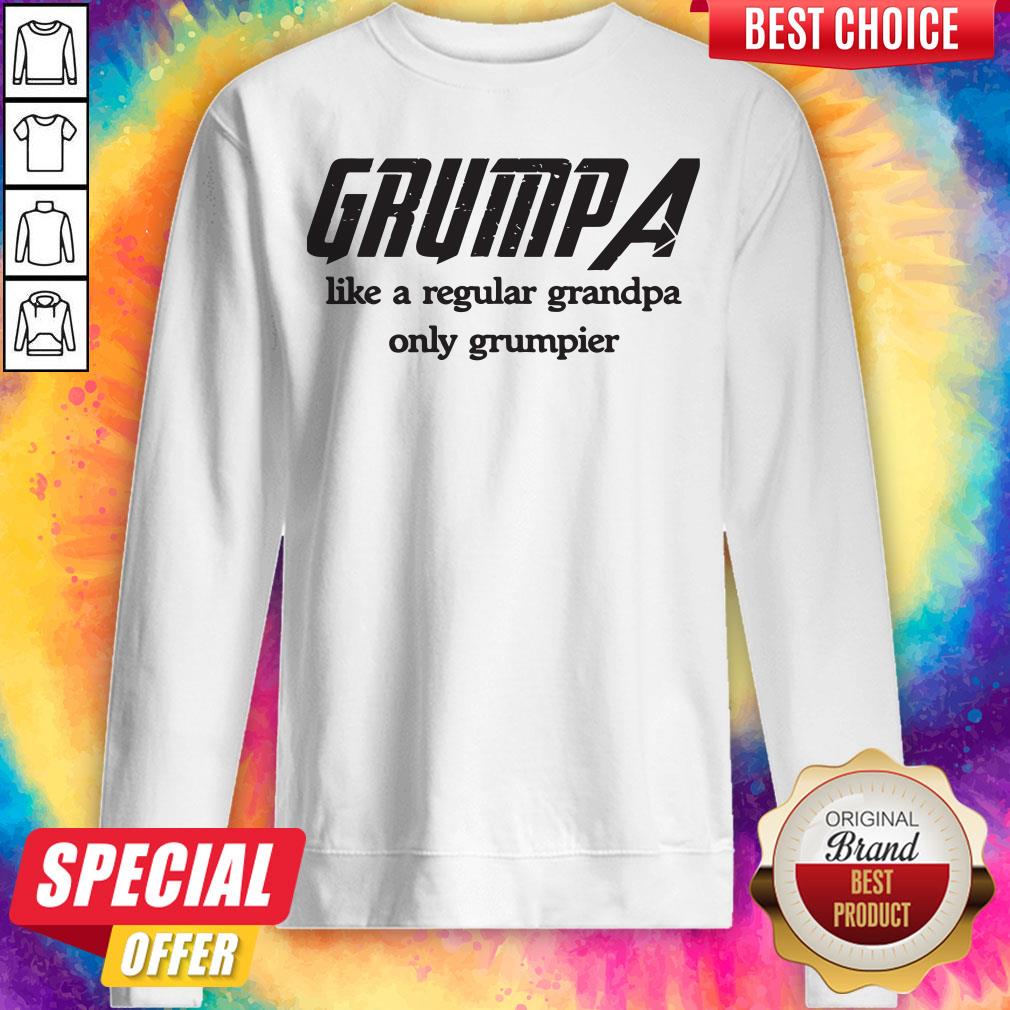 Grumpa Like A Regular Grandpa Only Grumpier Shirt