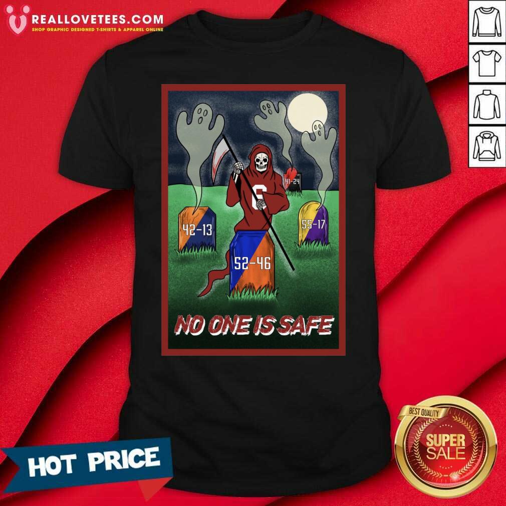 Sweet I Love Death No One Is Safe Shirt
