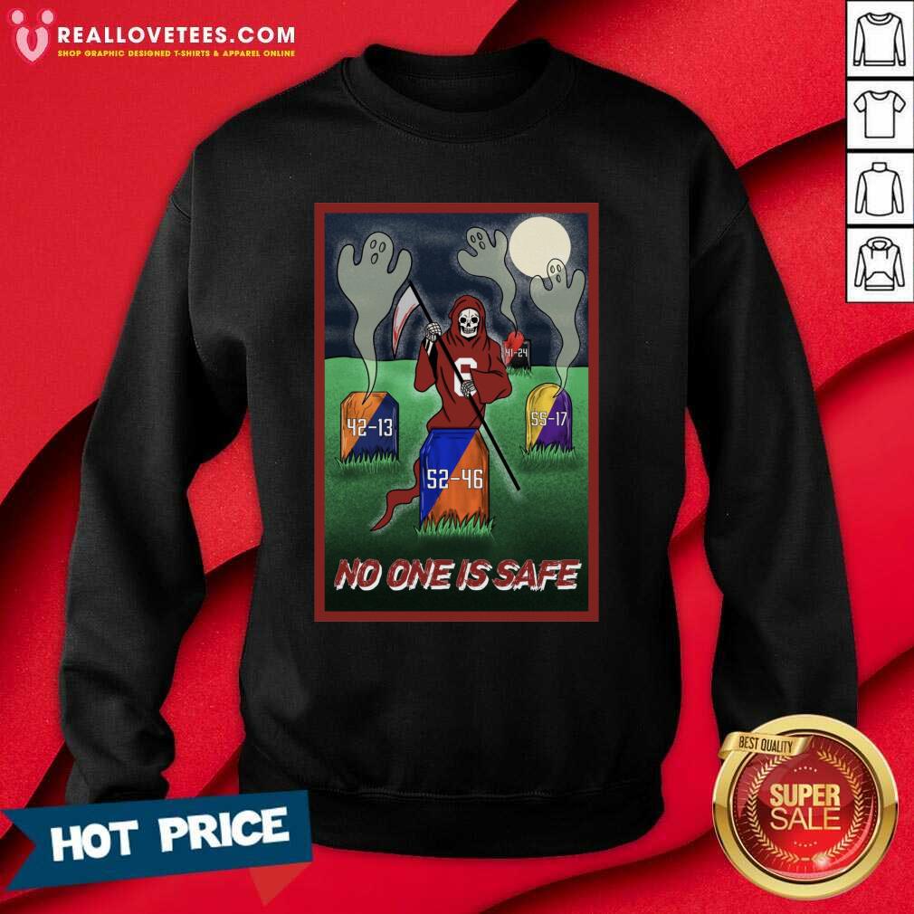 Sweet I Love Death No One Is Safe Shirt