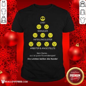 So Chef Manager Abteilungsleiter Arbeiter Und Angestellte Shirt