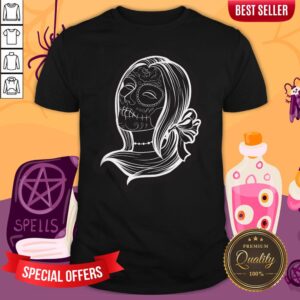 Sugar Skulls Girl Day Of The Dead Dia De Muertos Shirt