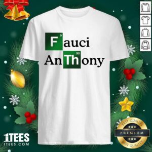 Great Fauci Anthony We Trust In Science Chemistry Wear A Mask Not Morons Shirt