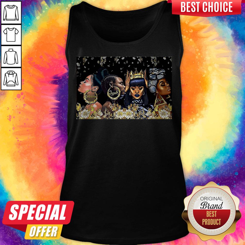 Beautiful Black Woman Dope Poster Horizontal Shirt