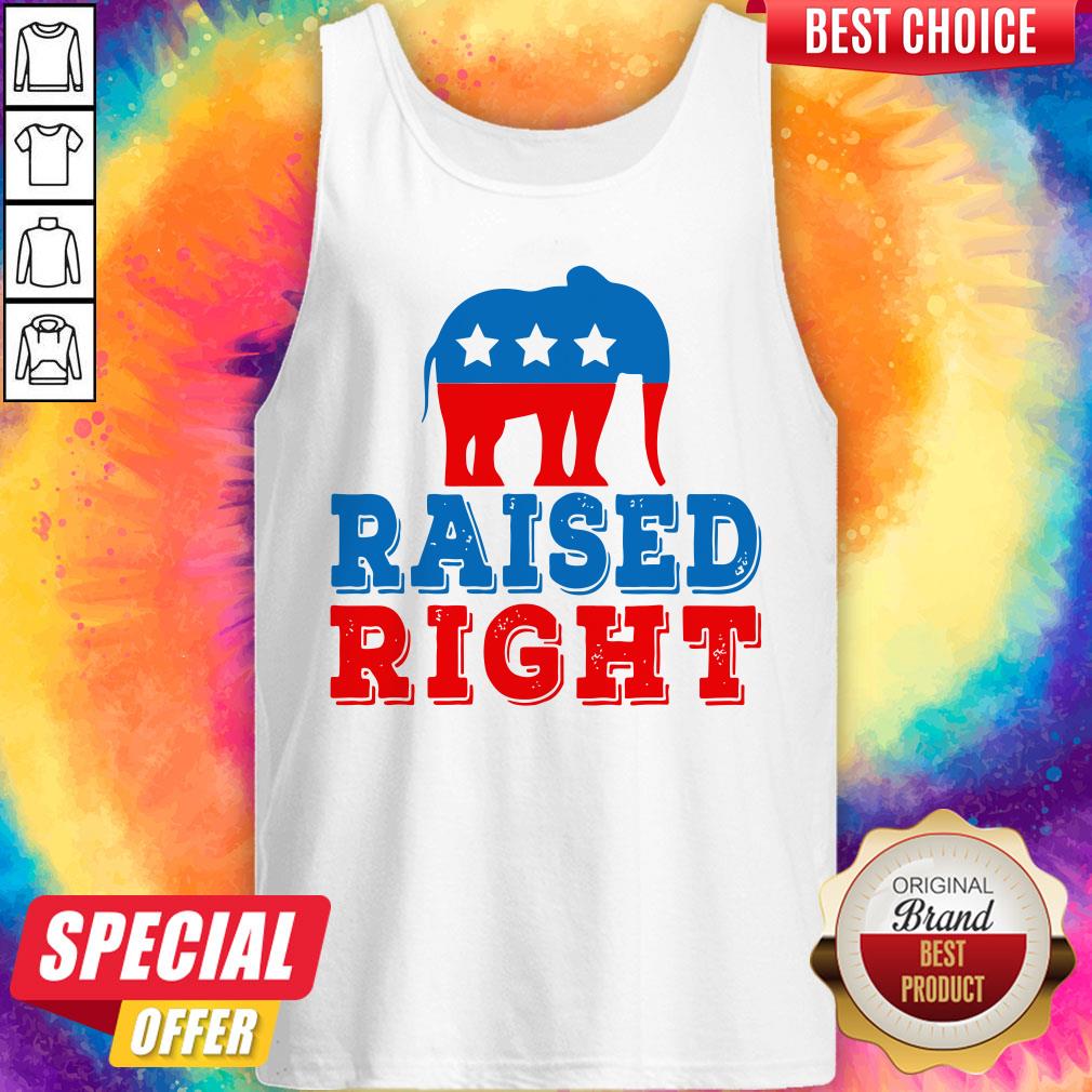 Grateful Elephant Raised Right Shirt