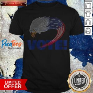 Vote Circle Eagle American flag Shirt