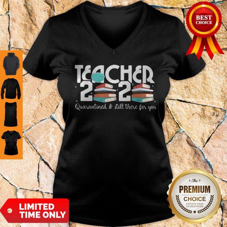 teacher-2020-book-quarantined-and-still-there-for-you-mask-v-neck-768x768