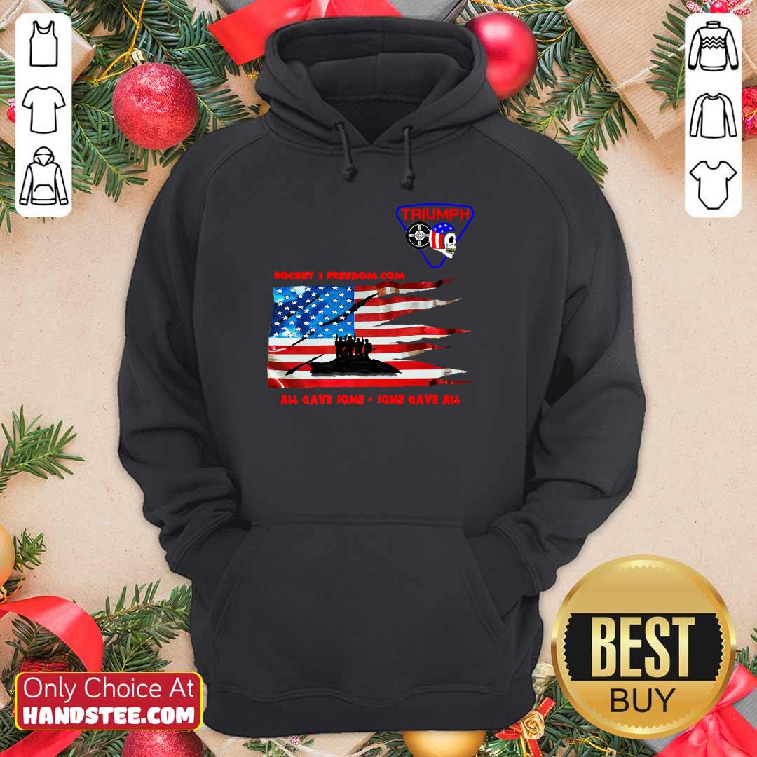 Terrific Rocket 3 Freedom American Flag Shirt