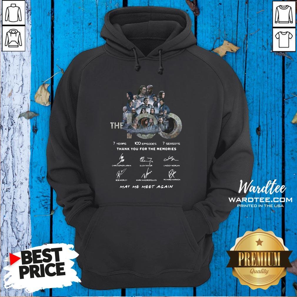 The 100 Signatures May We Meet Again Thank You For The Memories Shirt