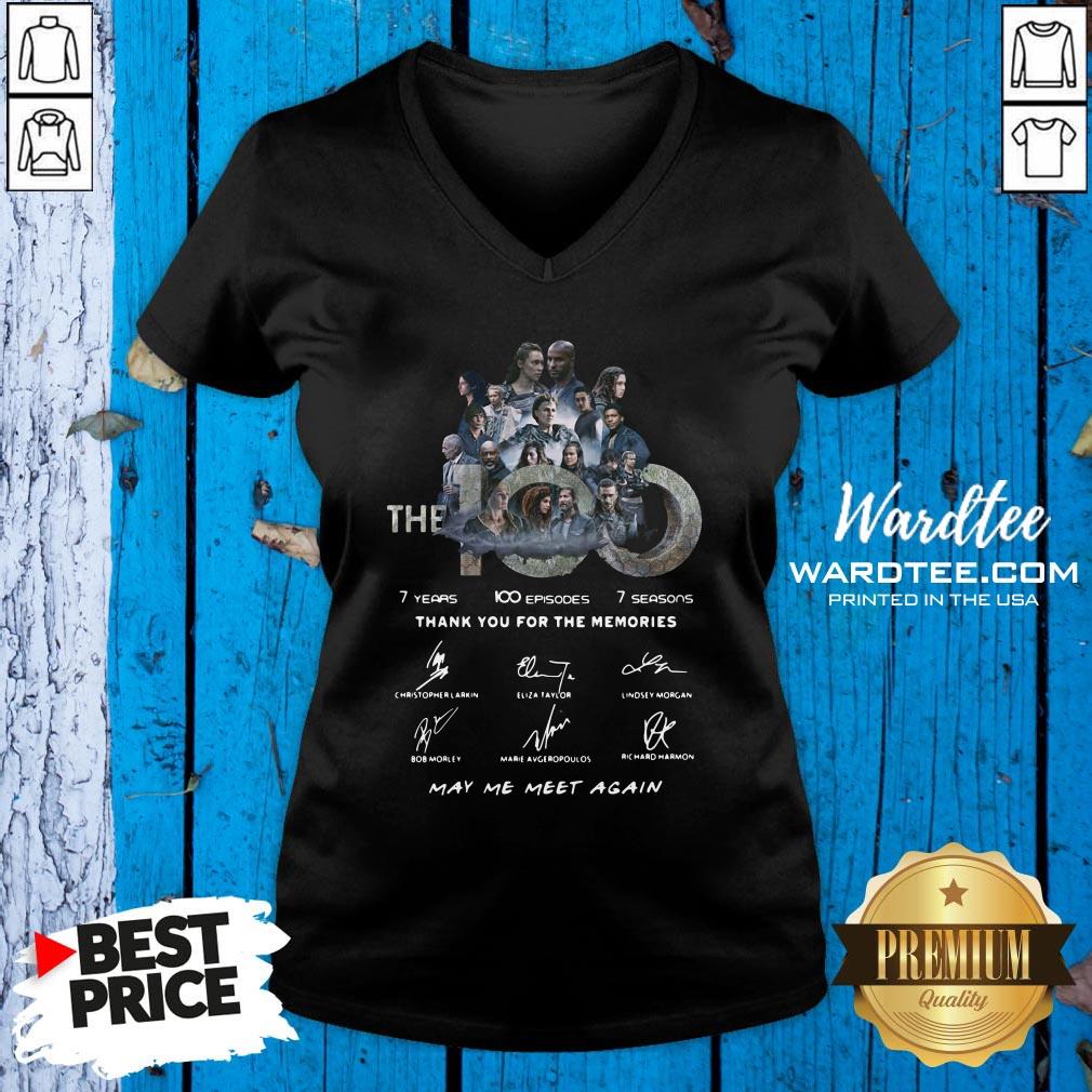 The 100 Signatures May We Meet Again Thank You For The Memories Shirt