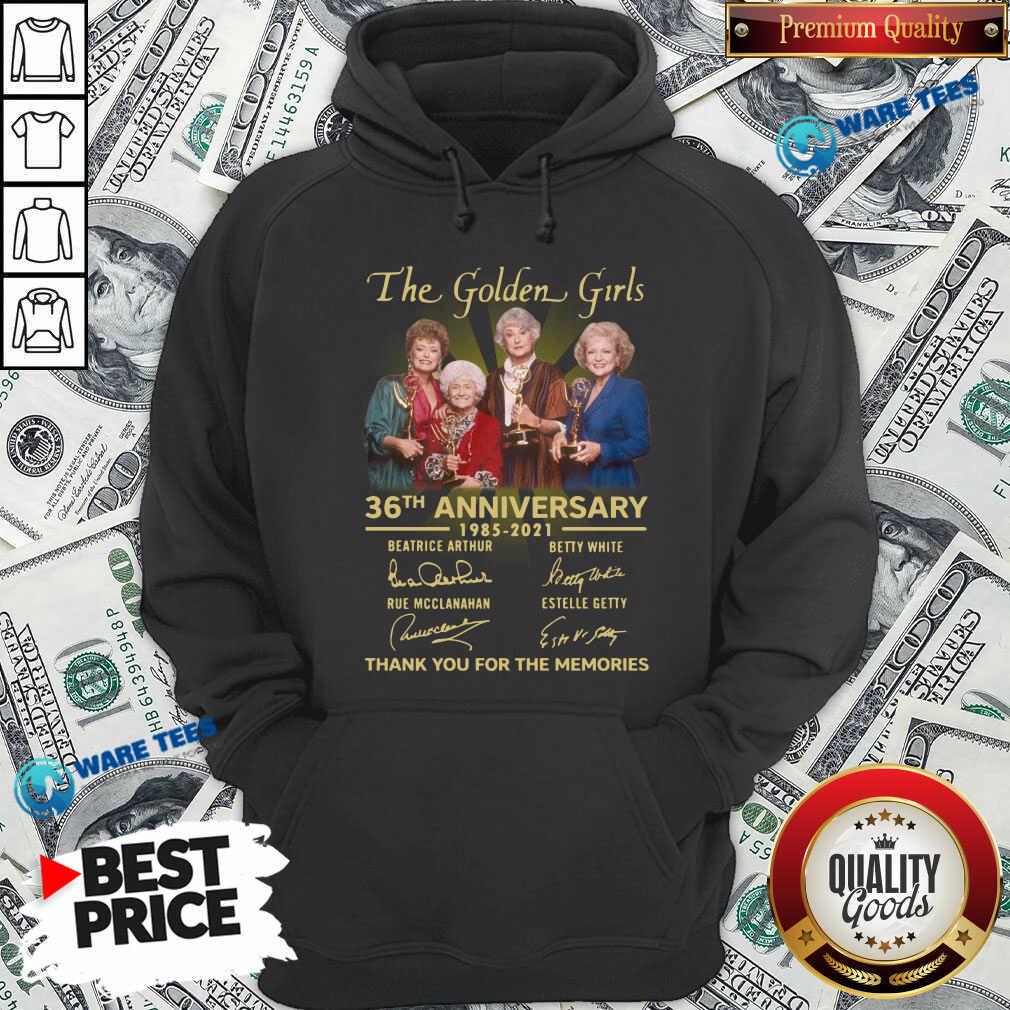 The Golden Girls 36th Anniversary 1985 - 2021 Thank You For The Memories Shirt
