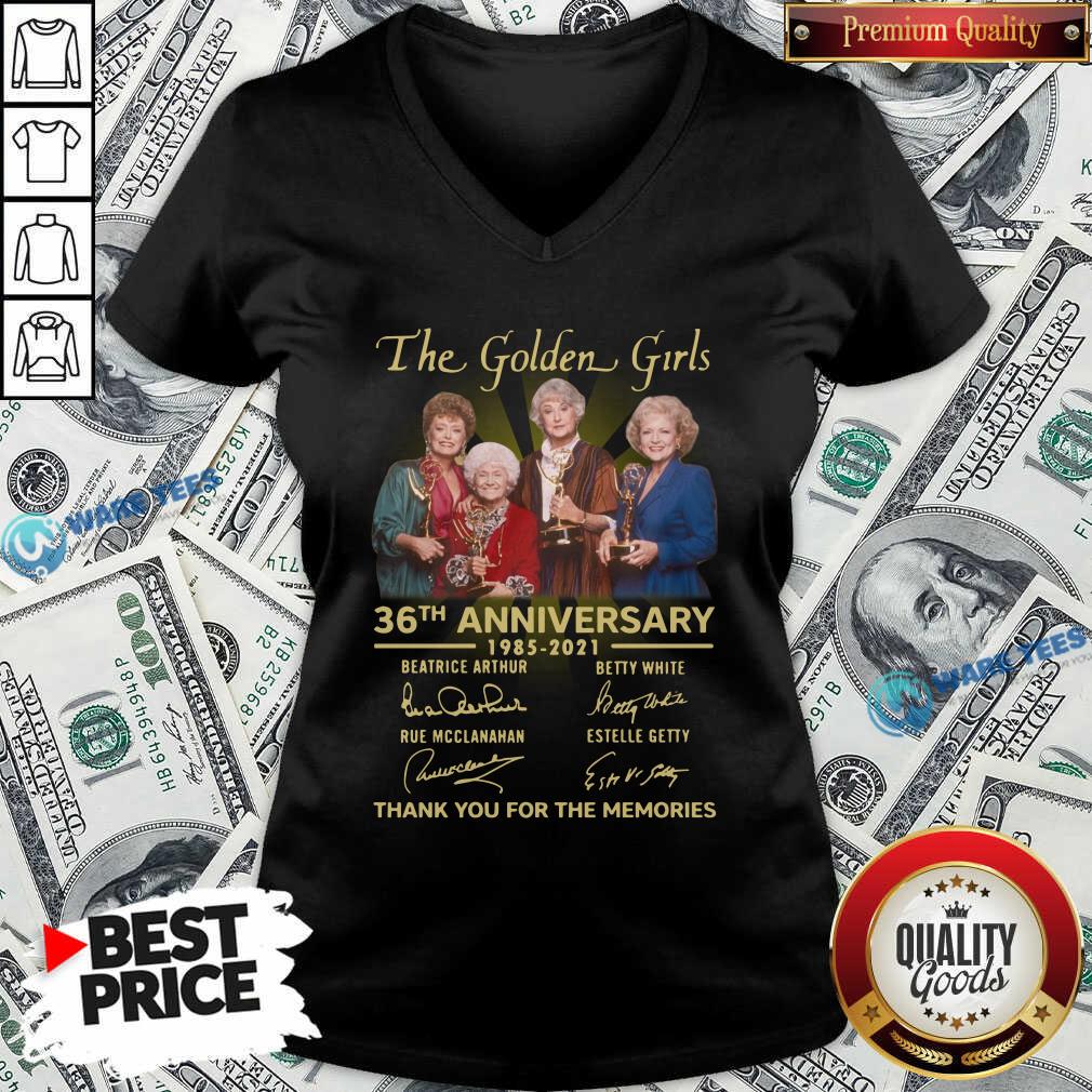 The Golden Girls 36th Anniversary 1985 - 2021 Thank You For The Memories Shirt
