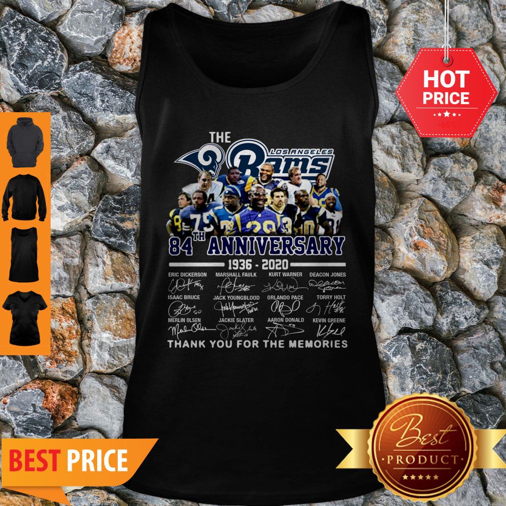 The Los Angeles Rams 84th Anniversary 1936-2020 All Signature Shirt