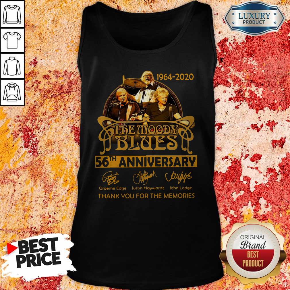 The Moody Blues 56th Anniversary Thank You For The Memories Signatures Shirt