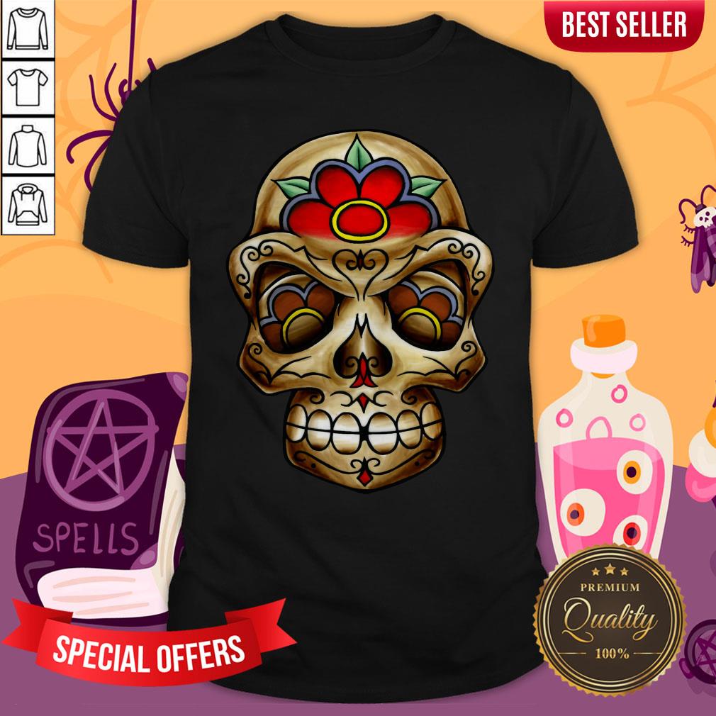 The Muertos Skull Halloween Mexican Holiday Shirt