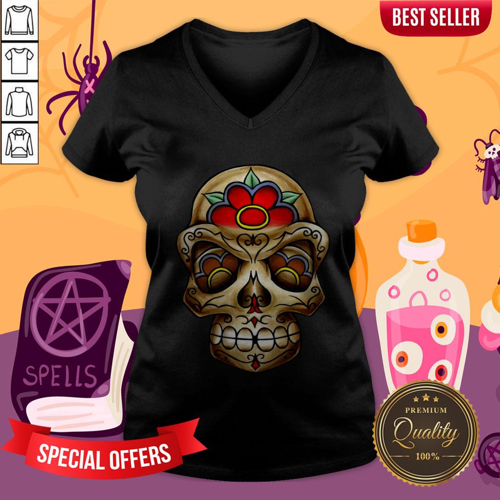 The Muertos Skull Halloween Mexican Holiday Shirt