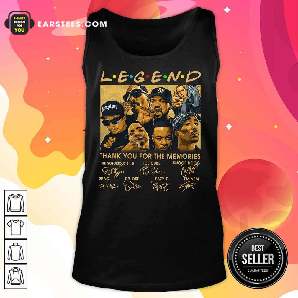 The Rapper Legend Signatures Thank You For The Memories Shirt