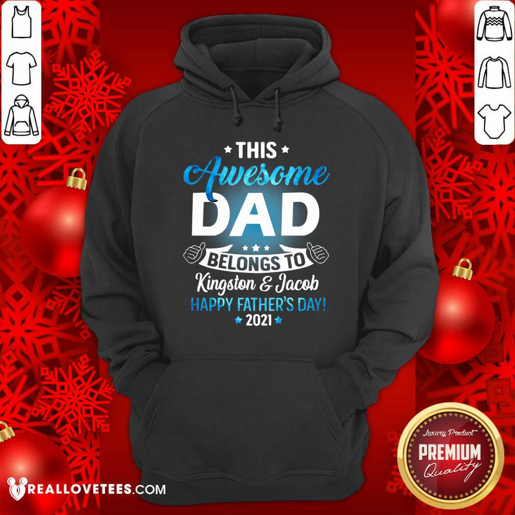 This Awesome Dad Belongs To Happy Fathers Day Shirt